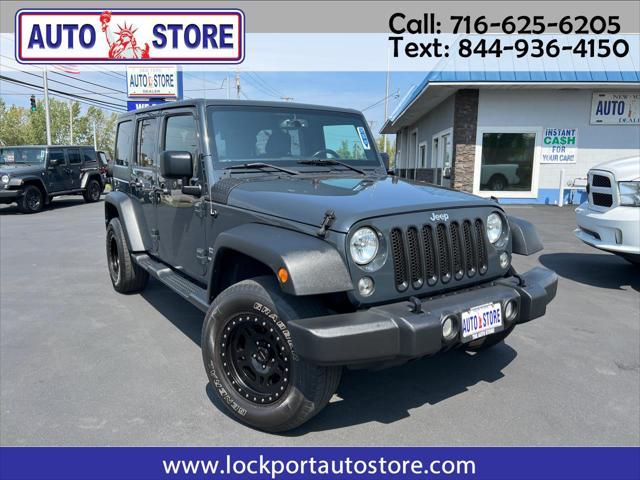 used 2017 Jeep Wrangler Unlimited car, priced at $18,980