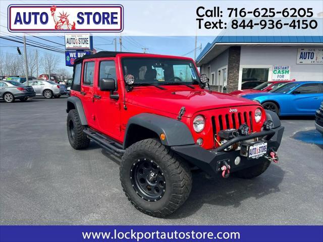 used 2016 Jeep Wrangler Unlimited car, priced at $17,999
