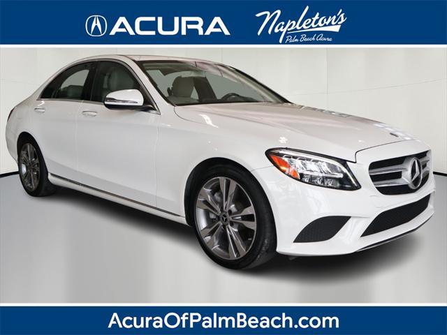 used 2019 Mercedes-Benz C-Class car, priced at $21,999