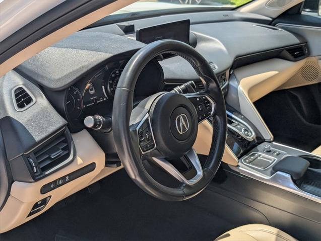 used 2021 Acura TLX car, priced at $21,500