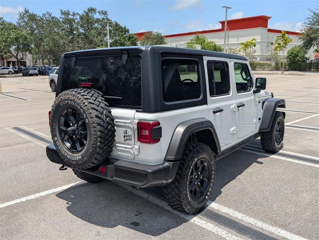 used 2022 Jeep Wrangler car, priced at $27,700