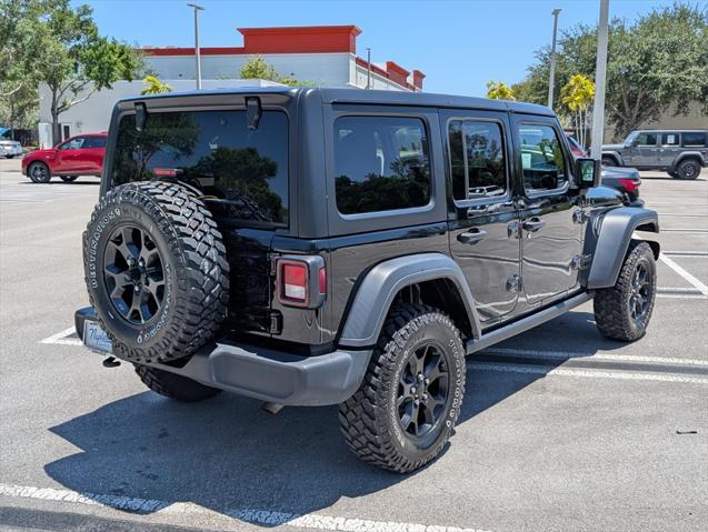 used 2021 Jeep Wrangler car, priced at $32,000