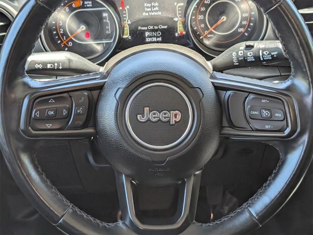 used 2021 Jeep Wrangler car, priced at $32,000