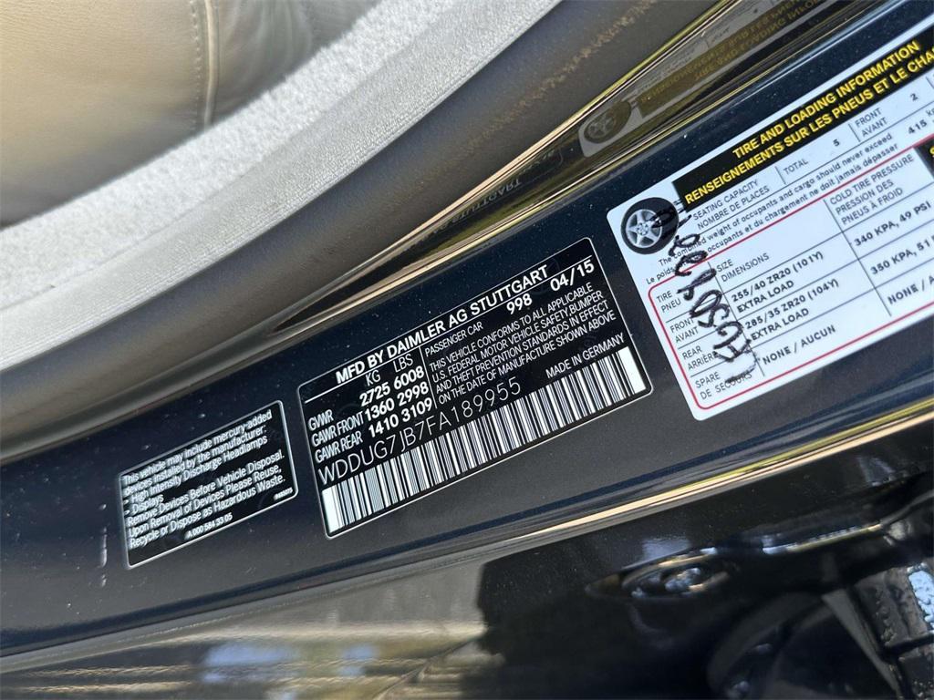 used 2015 Mercedes-Benz S-Class car, priced at $30,990