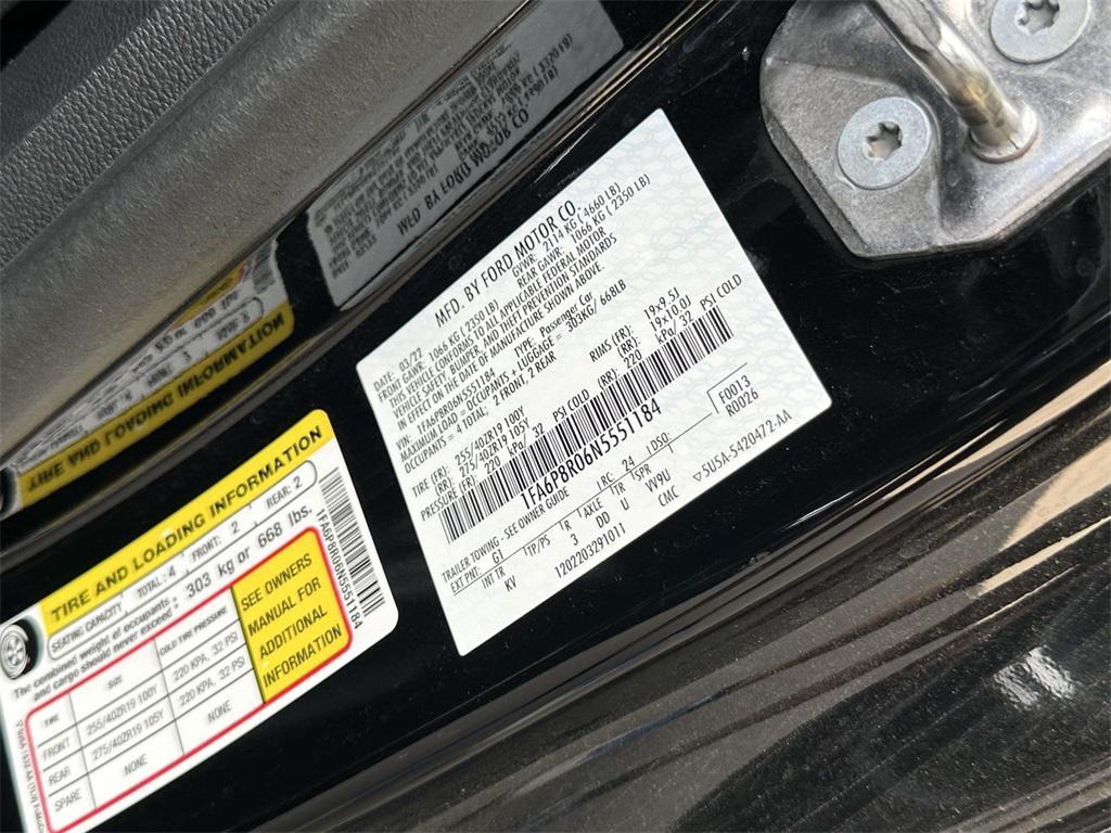 used 2022 Ford Mustang car, priced at $46,911