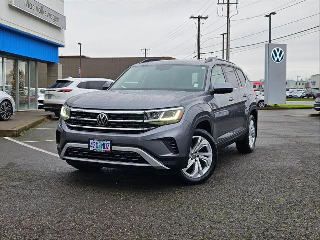 used 2021 Volkswagen Atlas car, priced at $29,879