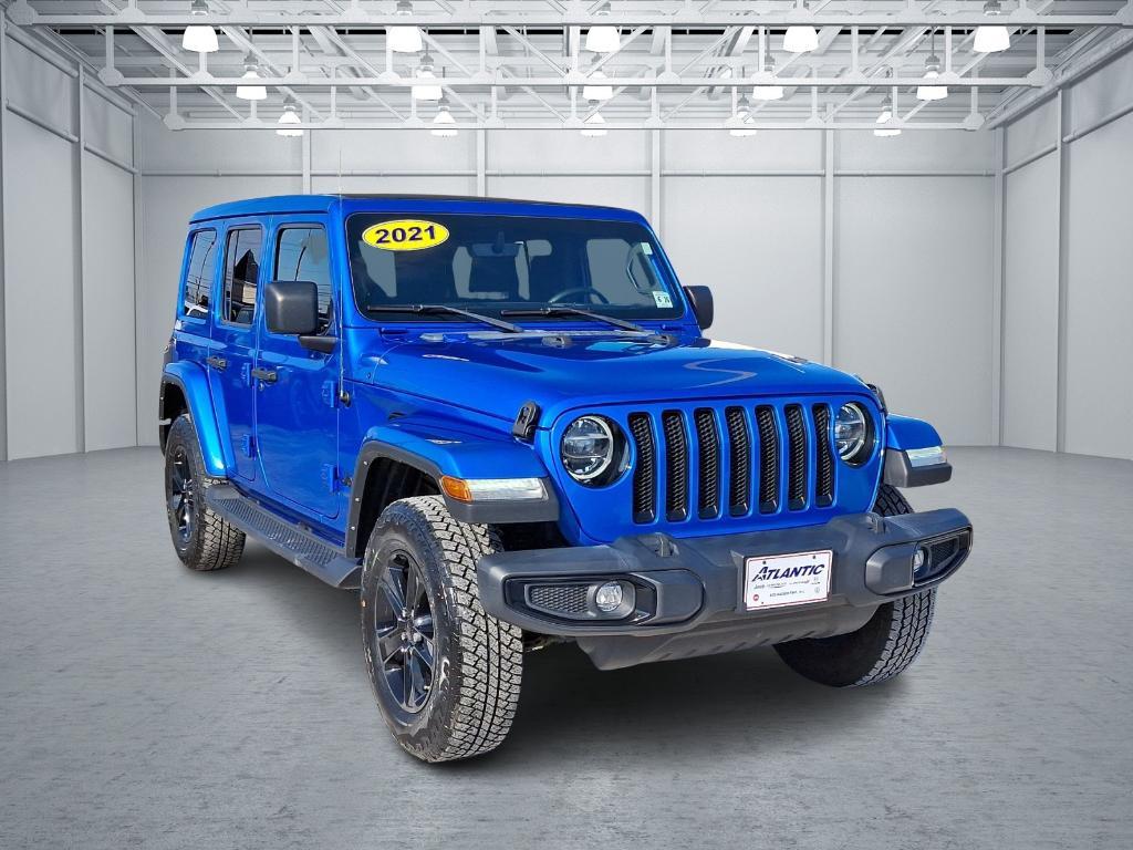 used 2021 Jeep Wrangler Unlimited car, priced at $34,495