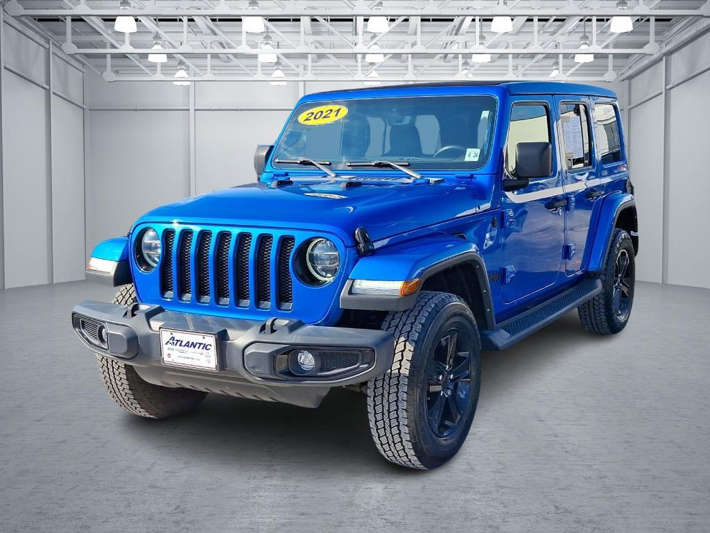 used 2021 Jeep Wrangler Unlimited car, priced at $34,495