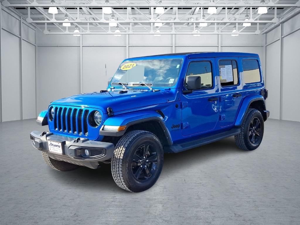 used 2021 Jeep Wrangler Unlimited car, priced at $34,495