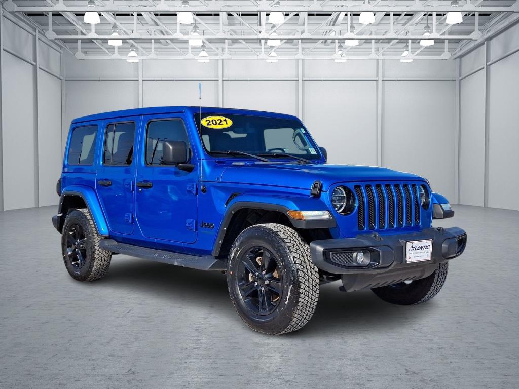 used 2021 Jeep Wrangler Unlimited car, priced at $34,495