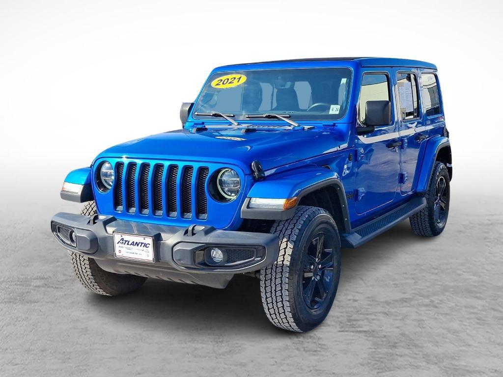 used 2021 Jeep Wrangler Unlimited car, priced at $33,890