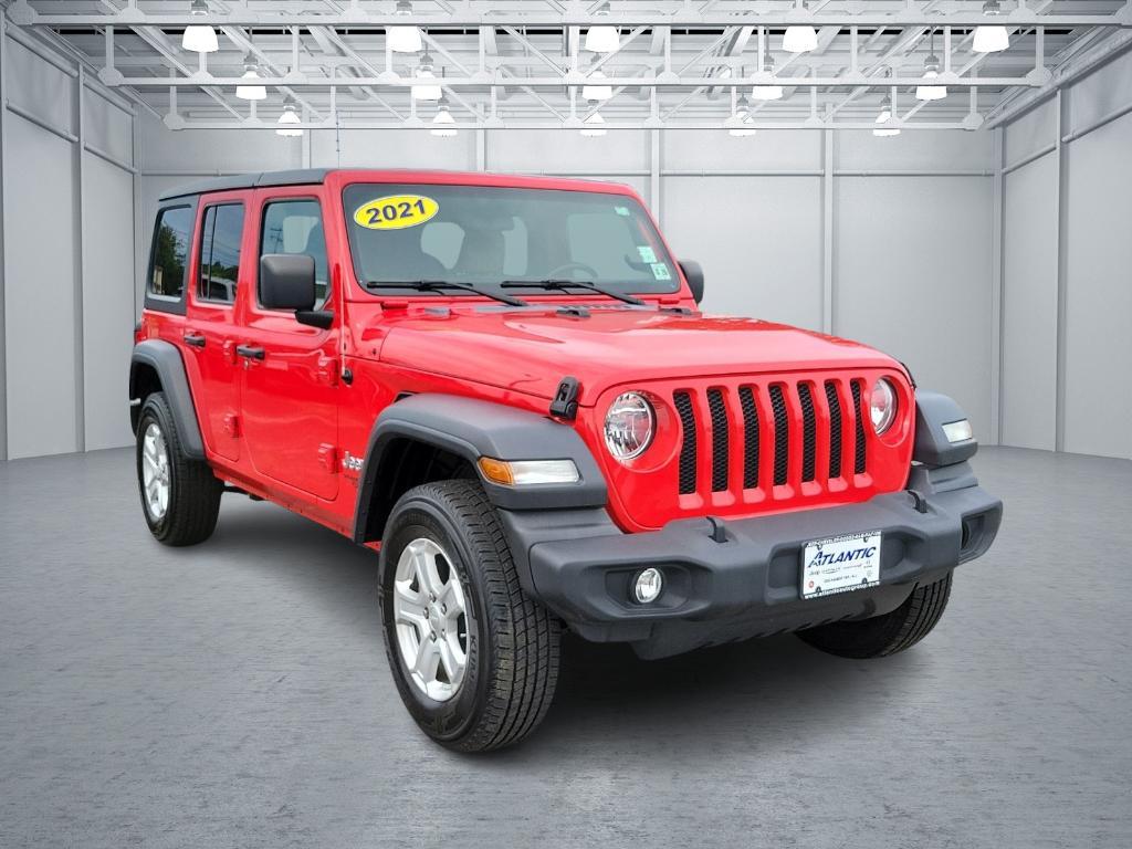 used 2021 Jeep Wrangler Unlimited car, priced at $28,575