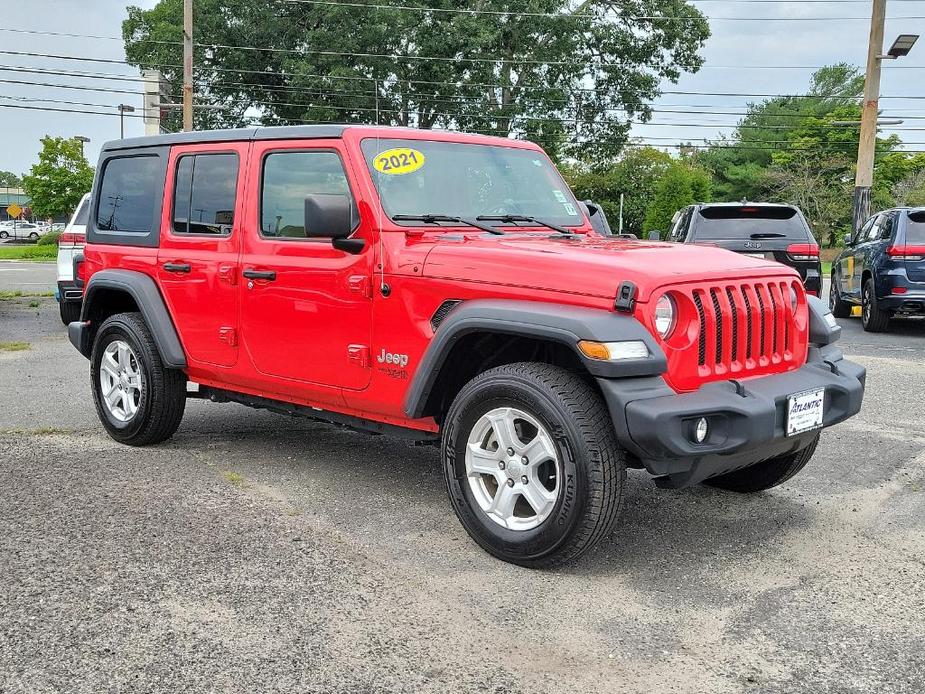 used 2021 Jeep Wrangler Unlimited car, priced at $29,995