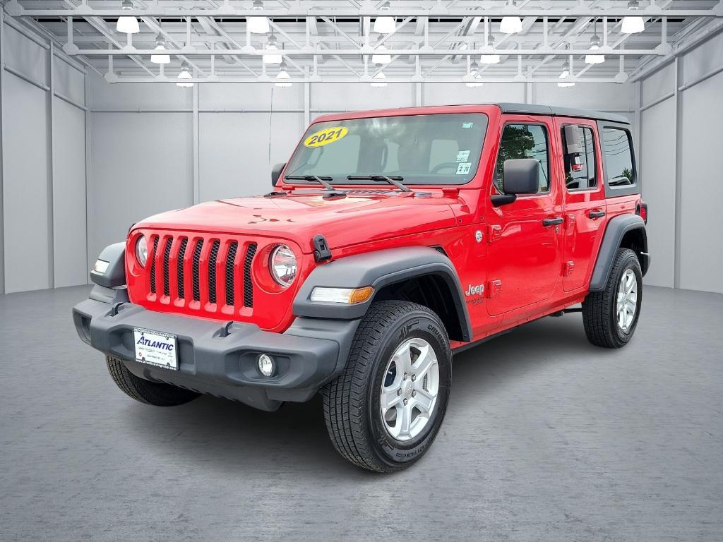 used 2021 Jeep Wrangler Unlimited car, priced at $28,575