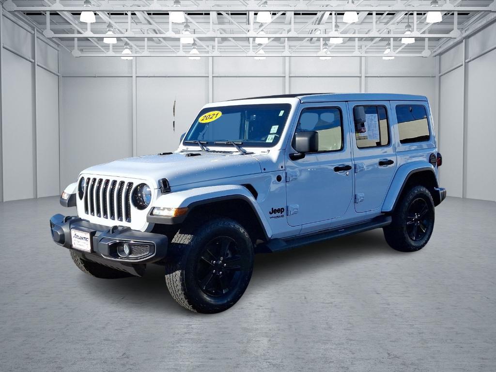 used 2021 Jeep Wrangler Unlimited car, priced at $35,395