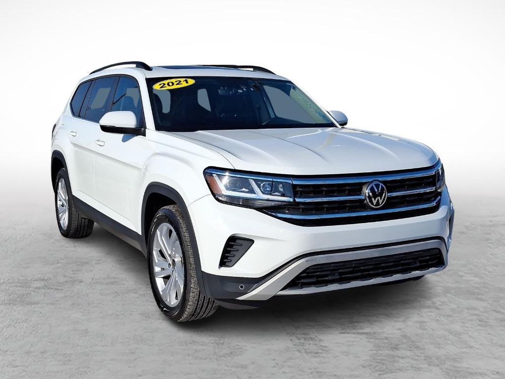 used 2021 Volkswagen Atlas car, priced at $25,390