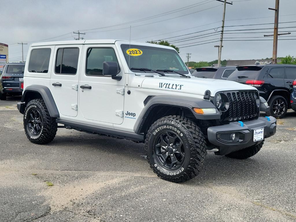 used 2023 Jeep Wrangler 4xe car, priced at $34,495