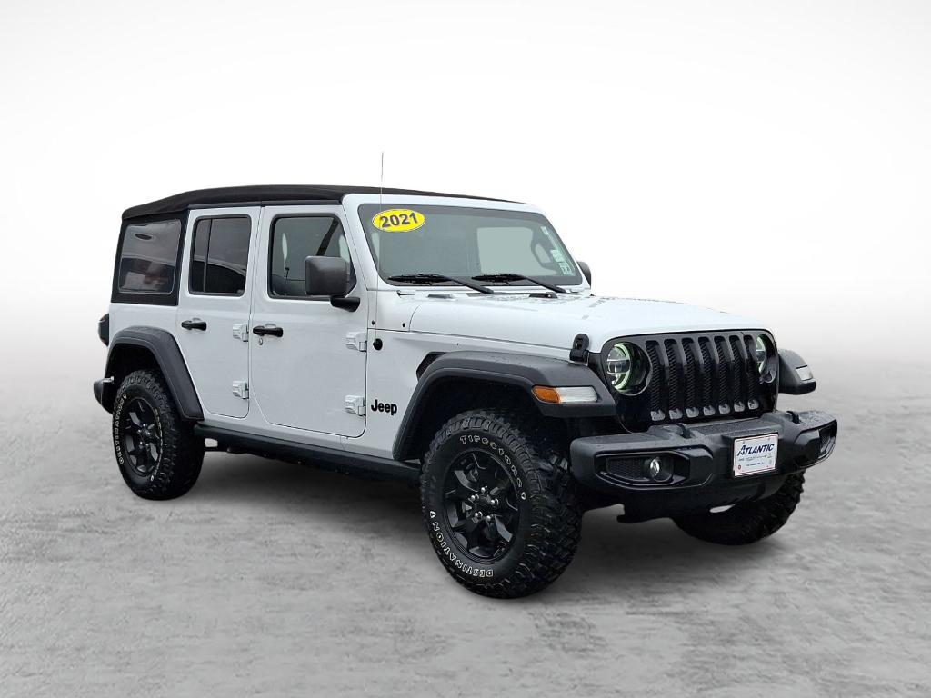 used 2021 Jeep Wrangler Unlimited car, priced at $32,690