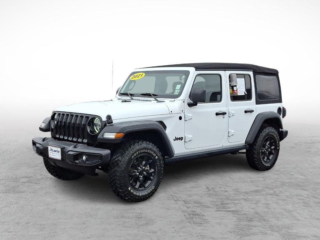 used 2021 Jeep Wrangler Unlimited car, priced at $32,690