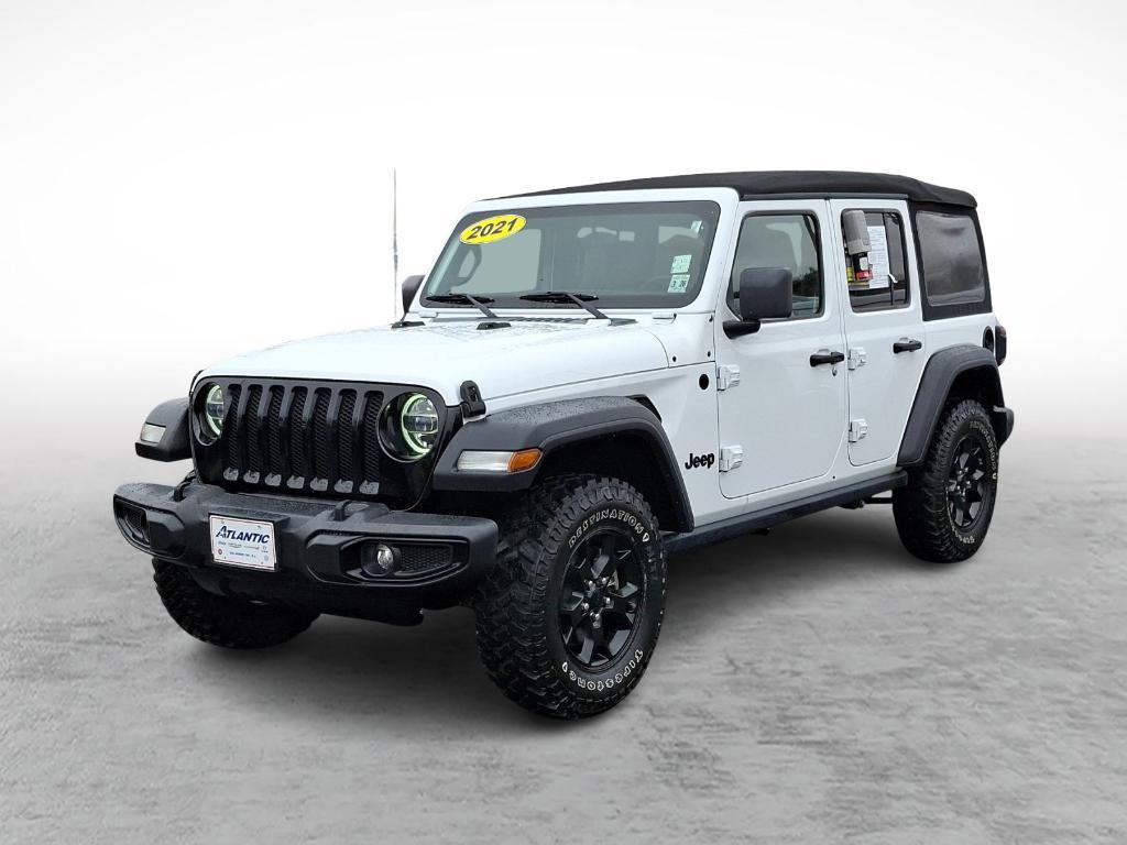 used 2021 Jeep Wrangler Unlimited car, priced at $32,690