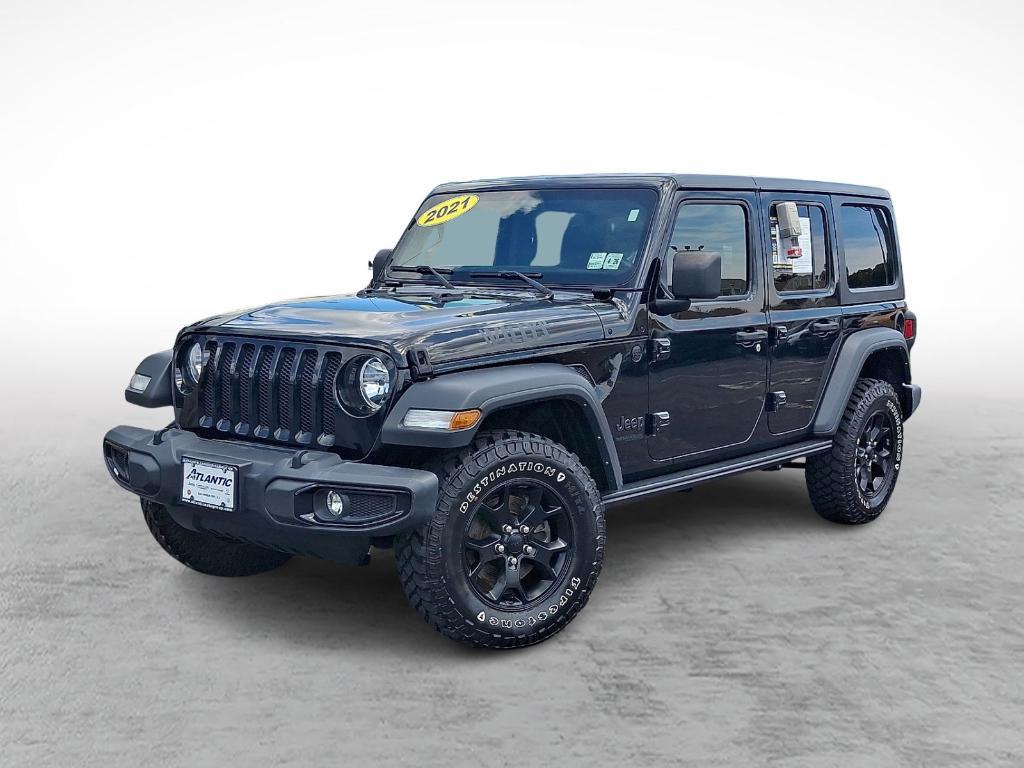 used 2021 Jeep Wrangler Unlimited car, priced at $32,995