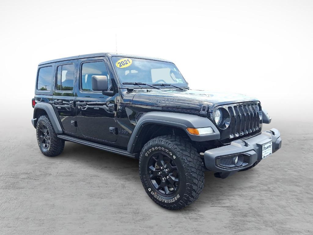 used 2021 Jeep Wrangler Unlimited car, priced at $32,995