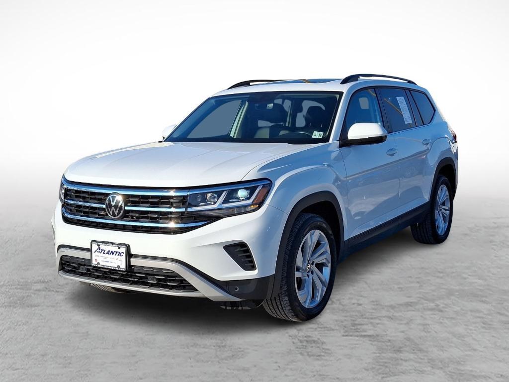 used 2021 Volkswagen Atlas car, priced at $27,690