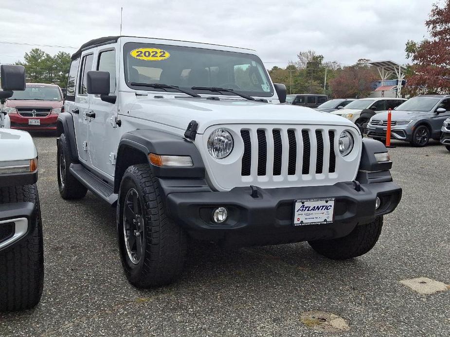 used 2022 Jeep Wrangler Unlimited car, priced at $33,995