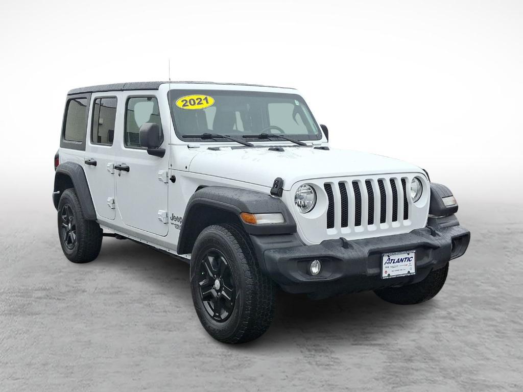 used 2021 Jeep Wrangler Unlimited car, priced at $27,890