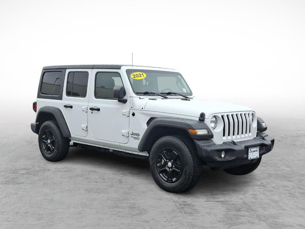 used 2021 Jeep Wrangler Unlimited car, priced at $27,890