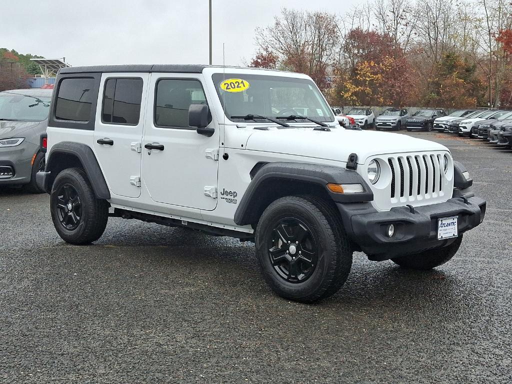 used 2021 Jeep Wrangler Unlimited car, priced at $31,495