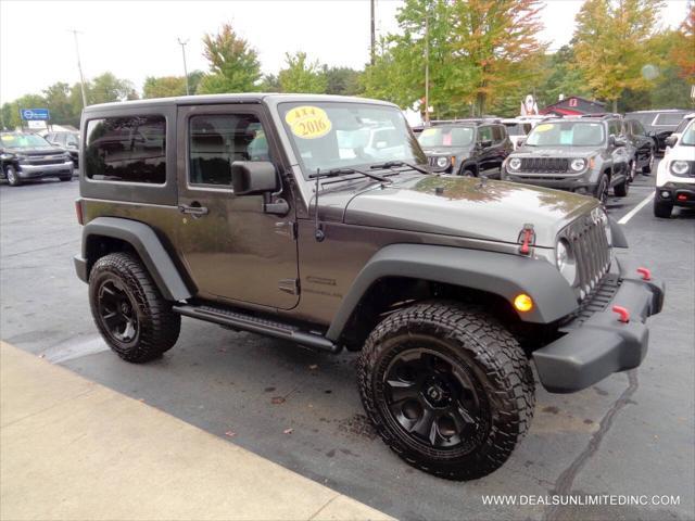 used 2016 Jeep Wrangler car, priced at $17,688