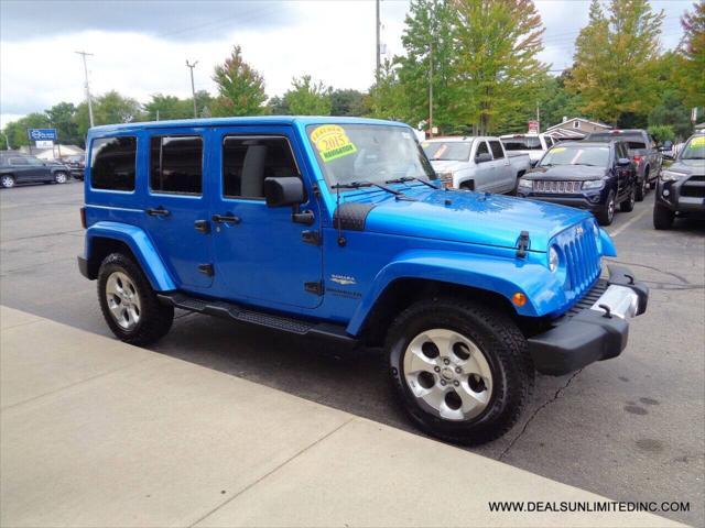 used 2015 Jeep Wrangler Unlimited car, priced at $19,995