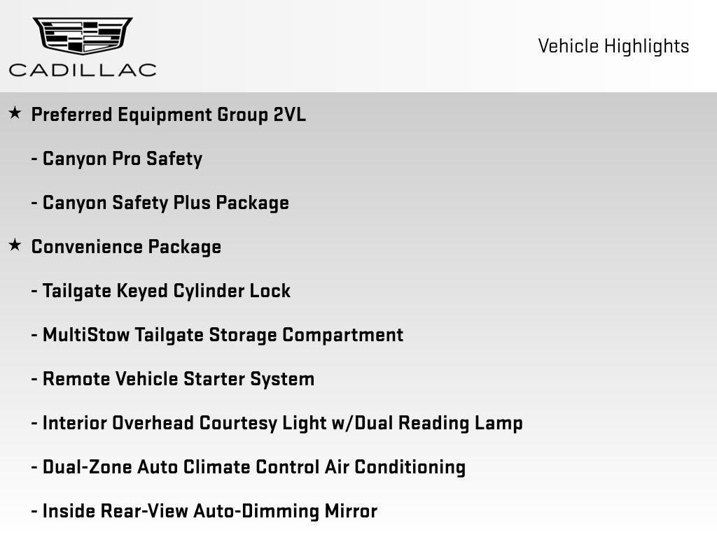 new 2026 GMC Canyon car, priced at $44,845