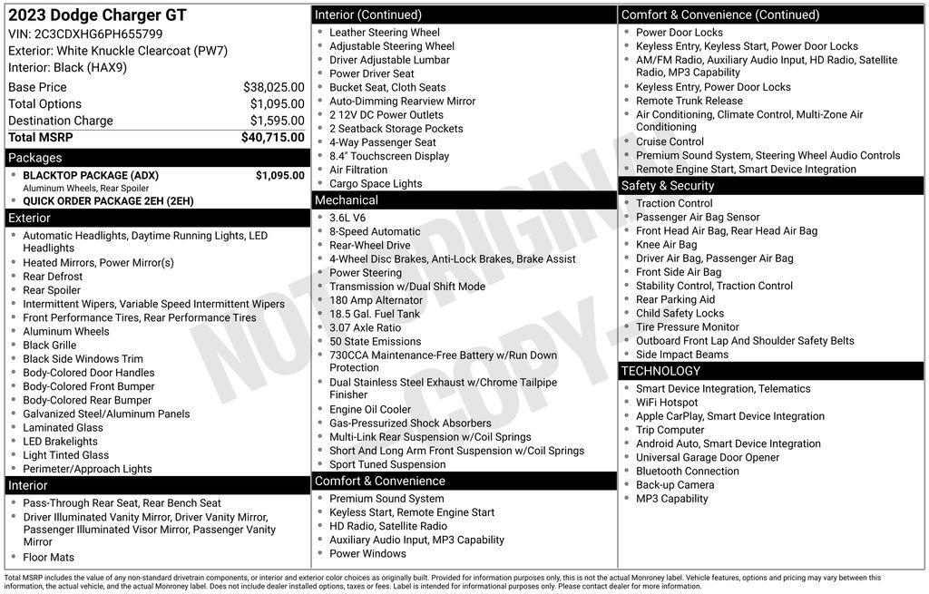 used 2023 Dodge Charger car, priced at $27,900
