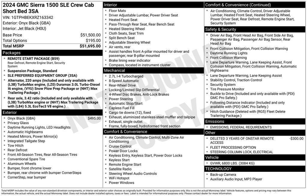 used 2024 GMC Sierra 1500 car, priced at $33,500