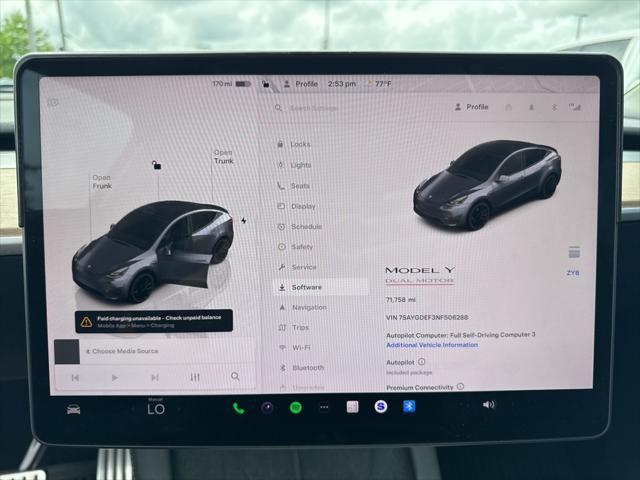 used 2022 Tesla Model Y car, priced at $26,750