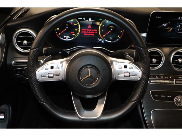 used 2021 Mercedes-Benz C-Class car, priced at $33,999