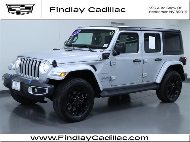 used 2023 Jeep Wrangler 4xe car, priced at $40,699