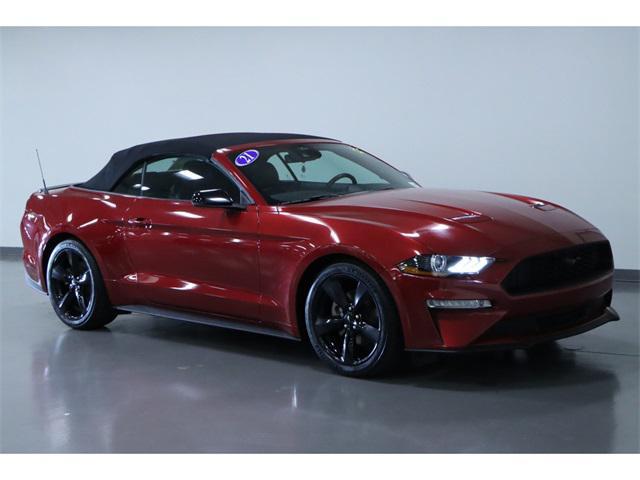 used 2021 Ford Mustang car, priced at $20,199