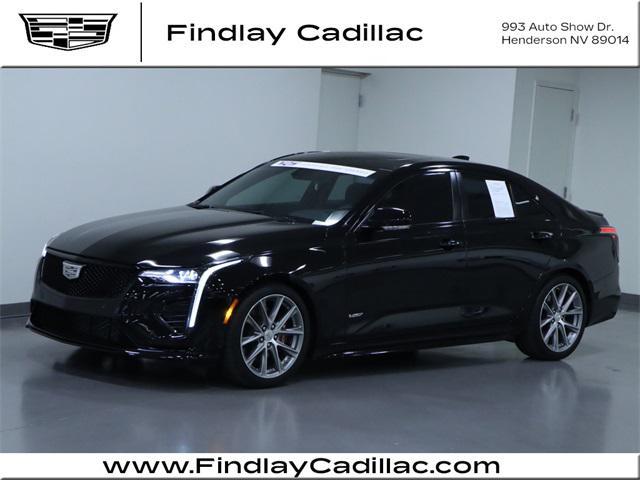 used 2023 Cadillac CT4-V car, priced at $45,299