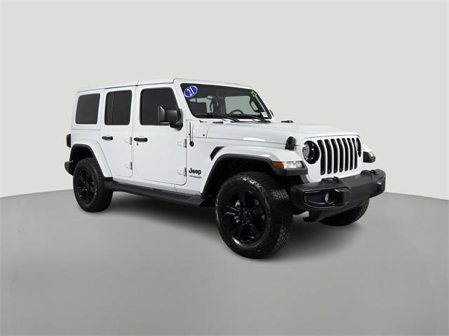 used 2021 Jeep Wrangler Unlimited car, priced at $35,199