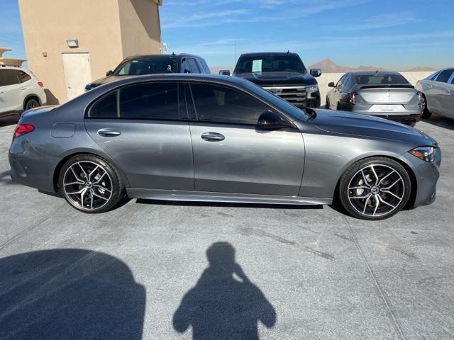 used 2022 Mercedes-Benz C-Class car, priced at $38,999