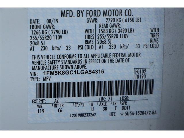 used 2020 Ford Explorer car, priced at $32,352