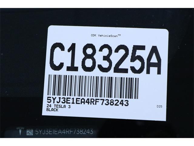 used 2024 Tesla Model 3 car, priced at $32,099