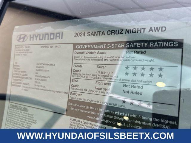 new 2024 Hyundai Santa Cruz car, priced at $39,865