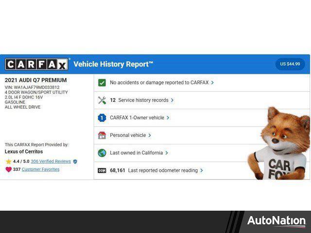 used 2021 Audi Q7 car, priced at $27,995