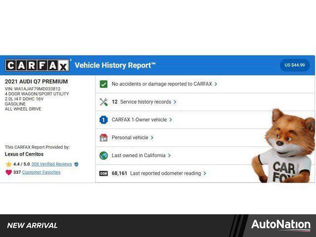 used 2021 Audi Q7 car, priced at $27,995