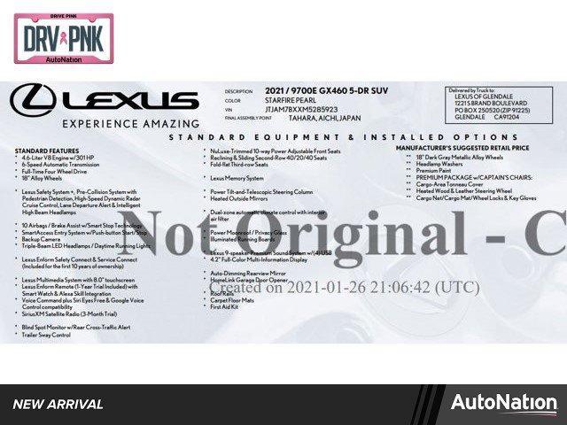 used 2021 Lexus GX 460 car, priced at $47,495