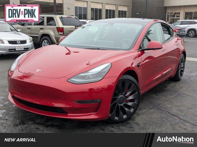 used 2023 Tesla Model 3 car, priced at $34,795